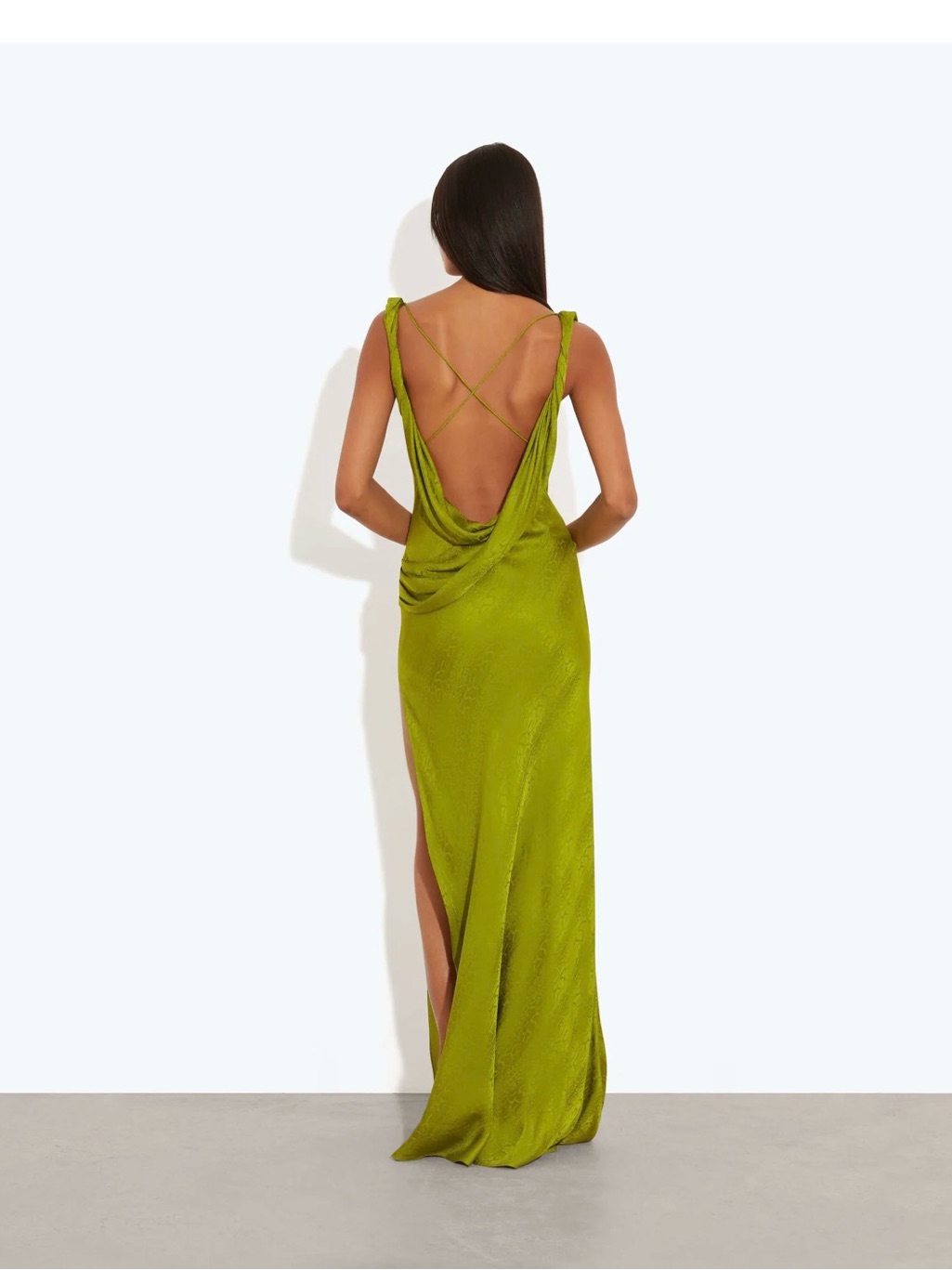 Rat & Boa Navarra Dress Lime — image 2 of 5